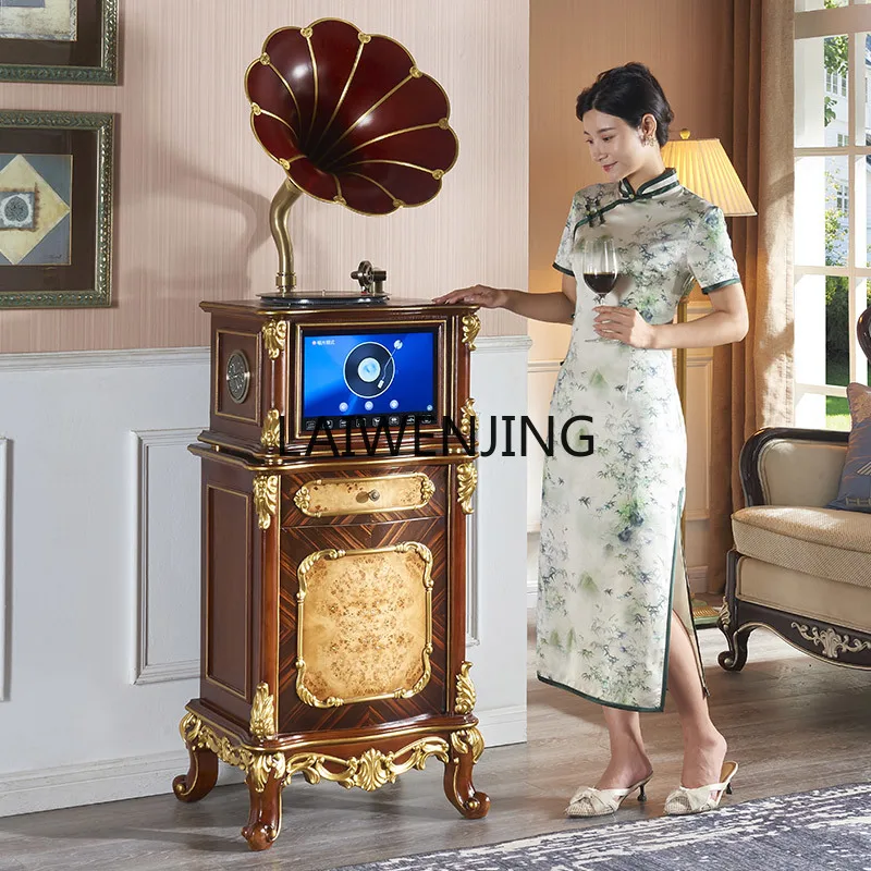 

SGF phonograph retro living room European family karaoke record player