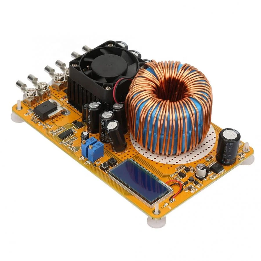 50A 8-40V to 0-32V Adjustable DC Converter Step-down Power Supply Module view 2