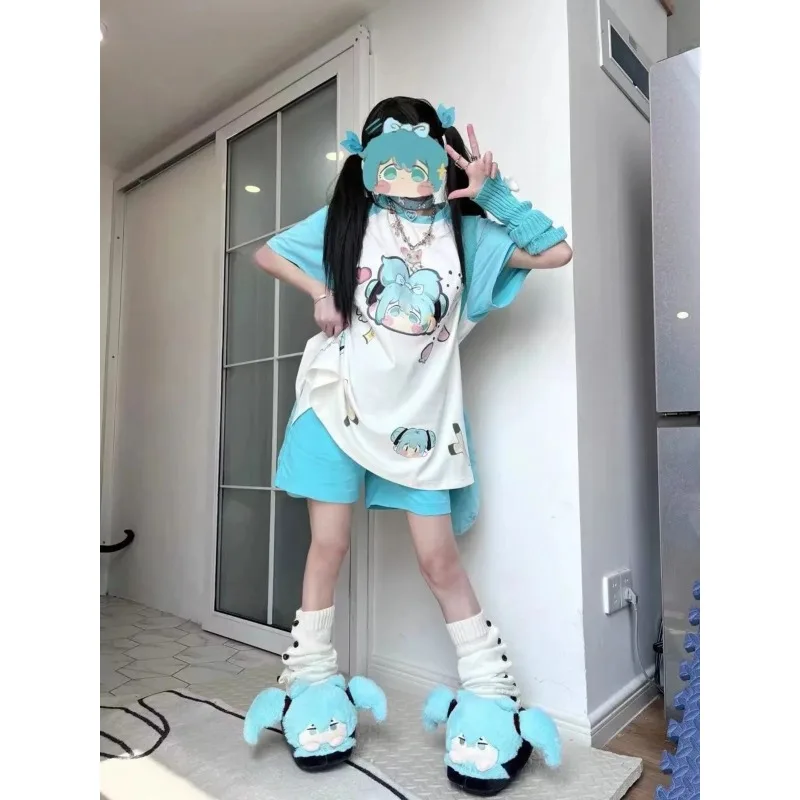 2026 Sommer Neue Mode Bedruckte Cartoon-Damen-Kurzarmshirts Vintage O-Ausschnitt Tops Lässige T-Shirts Damen-Oberteile Vielseitiger Trend