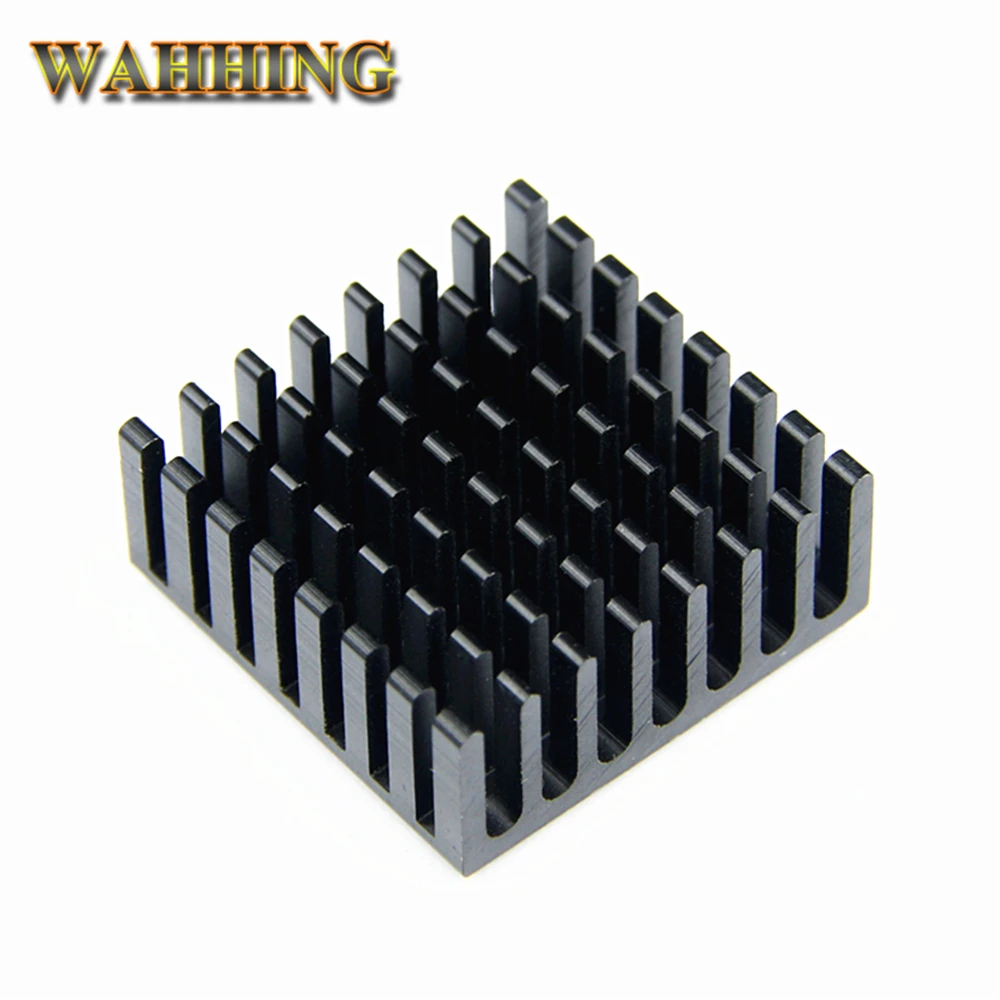 25*25*10mm 알루미늄 히트싱크 라디에이터 쿨러 전자 IC 칩 RAM MOS 냉각용 열전도 테이프 포함