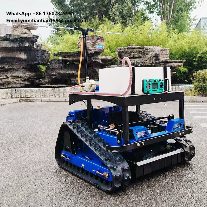 Fre Shipping Farm Remote Control Mower Garden Orchard Apply Pesticide Robotic Mowers Remote Control Intelligent Robotic Mowers