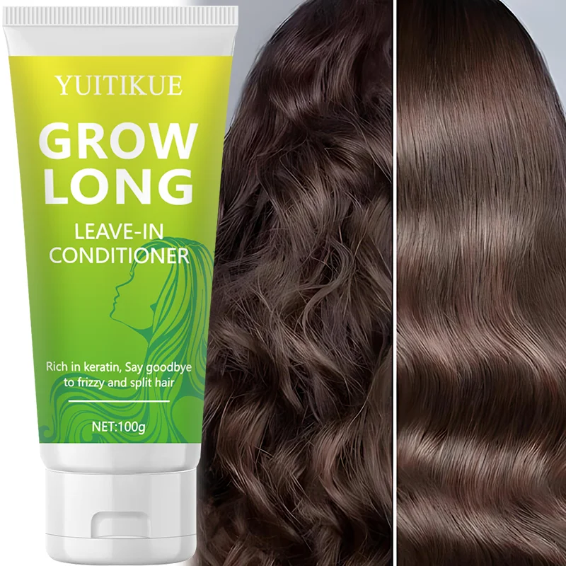 Acondicionador sin enjuague, suave, suave y brillante, hidratación profunda. Adecuado para cabello seco y dañado, todo tipo de cabello.