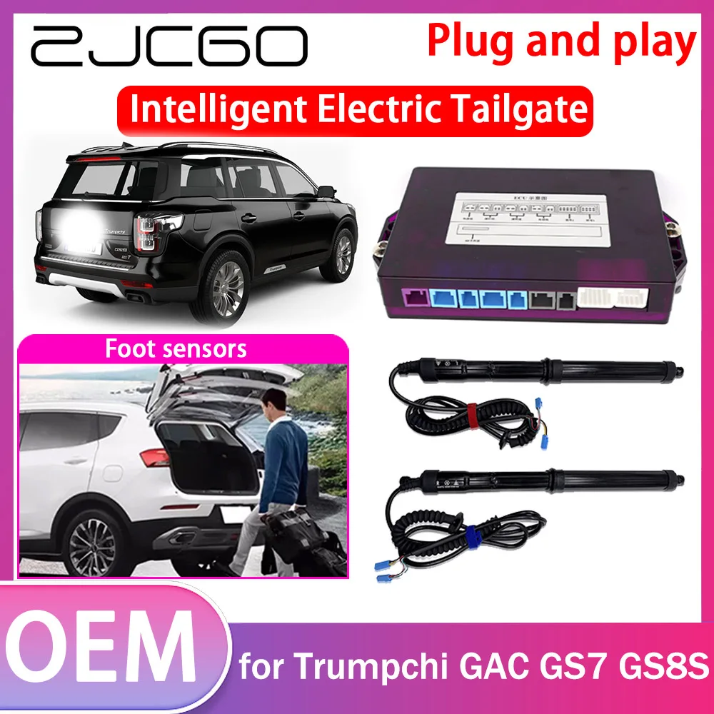 

ZJCGO Electric Tailgate Lift Drive Trunk Opening Tail Gate Lift Soft Close Car Door for Trumpchi GAC GS7 GS8S 2017~2021