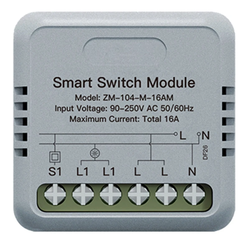 Tuya Zigbee Smart Switch Module Electricity Consumption Monitor Timers Diy Breaker Light Switch 1 Gang For Alexa Google