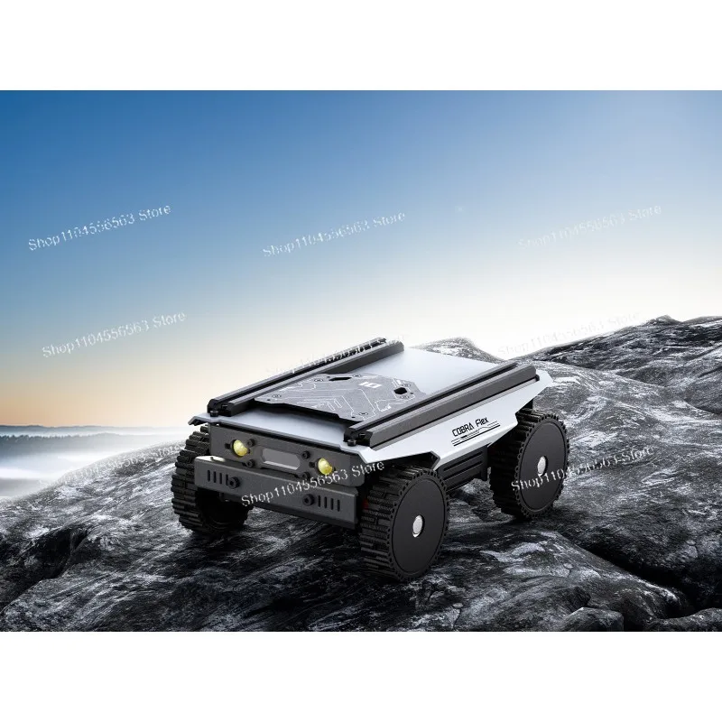 Cobra Flex 4WD Universal Robot Chassis Kit – Compact Drive‑by‑Wire Hub Motor, Multi‑Host Compatible