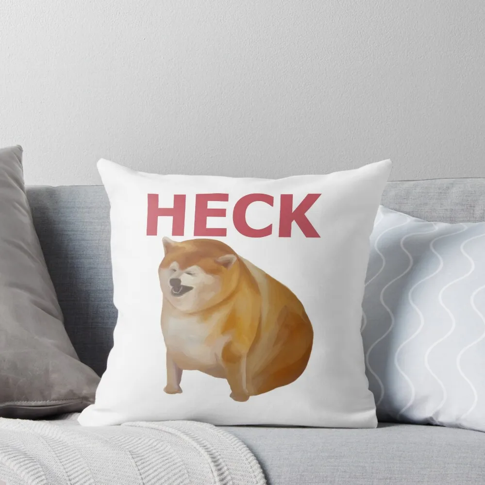 

HECK - fat shibe doge Throw Pillow Cushion Cover For Sofa Luxury Cushion Cover sleeping pillows pillow