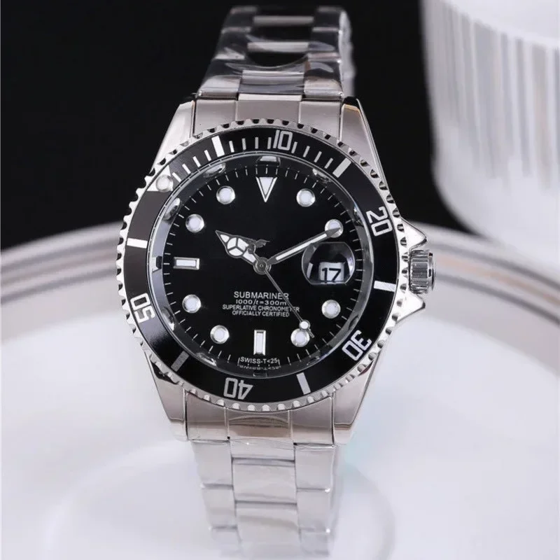 2025 reloj automático para hombre, relojes mecánicos impermeables de negocios, reloj de lujo de acero inoxidable con fecha y día para hombre, regalo para hombre AAA +