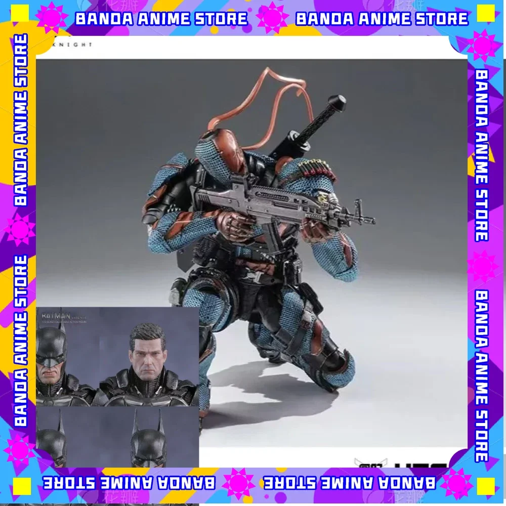 متوفر في المخزون ألعاب LPZZ DC 1/12 شخصية Arkham Knight Deathstroke و Batman شخصيات الحركة Finegures Batman Multiverse Superman هدية