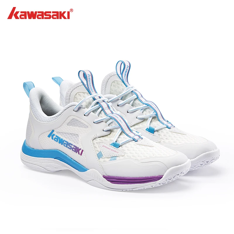 Kawasaki 2024 New Ultra Light Anti Torsion Badminton Shoes Arch Protection Sports Shoes K1B20-B3405