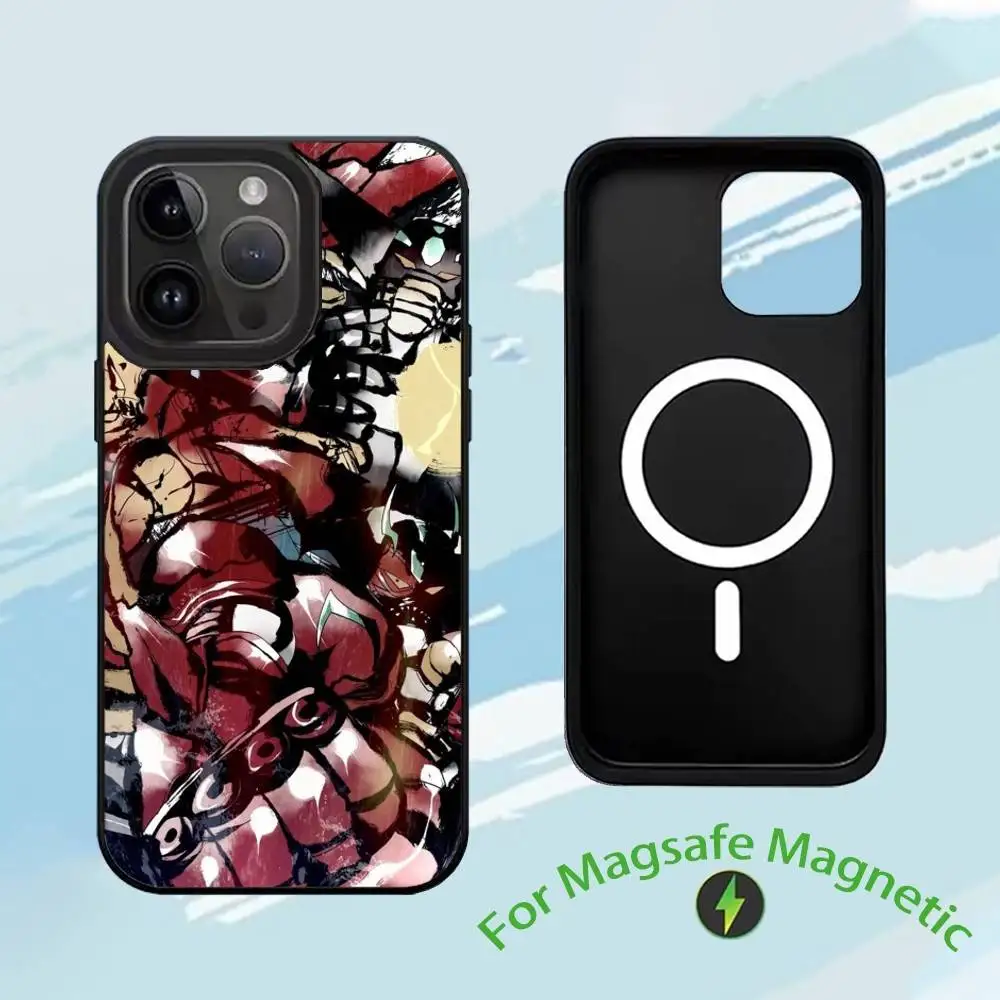 Чехол для телефона Anime G-Getter Robo для iPhone 17, 16, 15,14,13,12,11, Plus, Pro, Max, чехол для беспроводной зарядки Magsafe