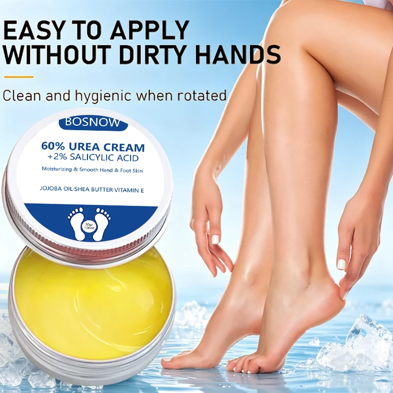 1Pcs/2Pcs/3Pcs【Anti-Extreme Dryness】60% Urea + 2% Salicylic Acid Hand and Foot Balm, Quick and Deep Hydration, Moisturizes and Locks in Moisture, Cares for Barrier Skin, Nourishes, Softens, and Smooths Skin, Suitable for Extremely Dry, Cracked, and Rough Hands and Feet view 5
