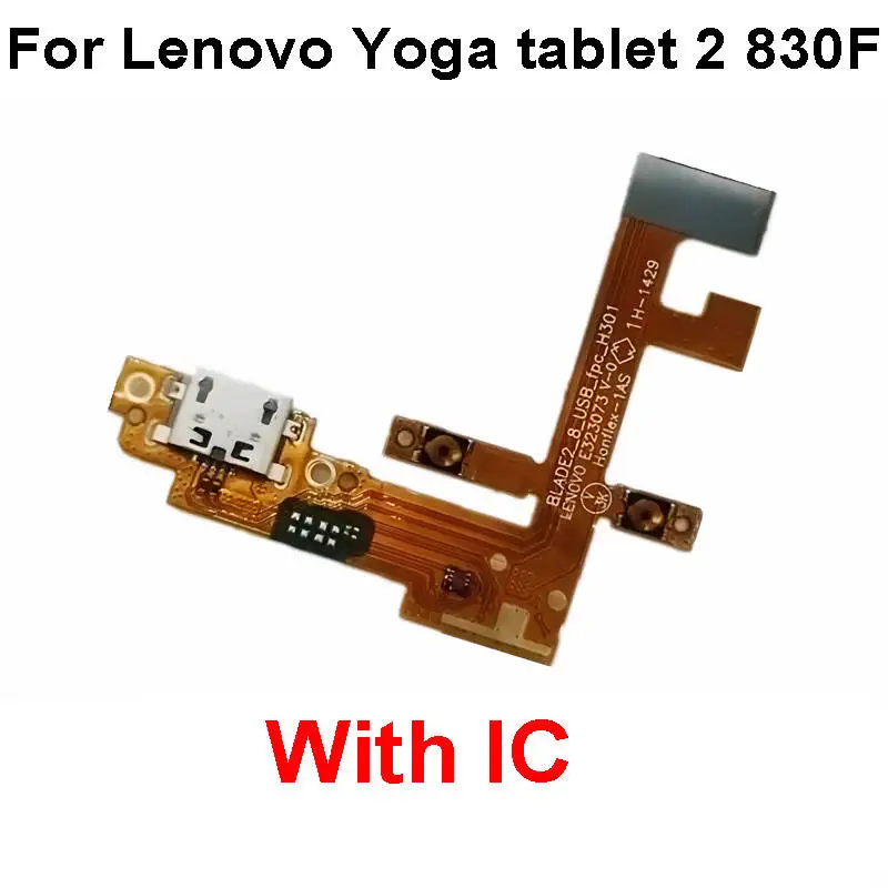  USB Charger Connector Flex Cable For Lenovo Yoga tablet 2 830F 8.0