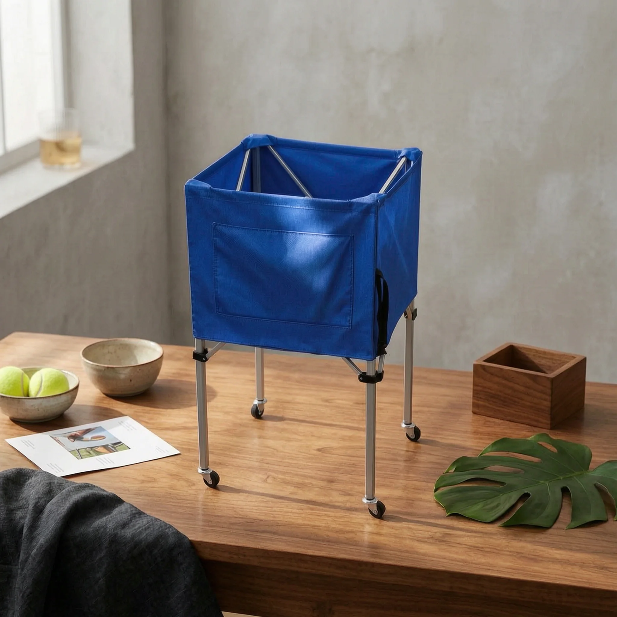 ball-storage-cart-foldable-folding-ball-cart-sports-equipment-organizer-multi-sport-sturdy-for-coaches-gym-training-sessions