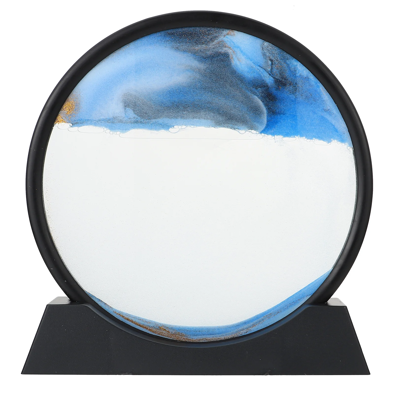 

1 шт., декор для рисования зыбучих песков, стекло премиум-класса, АБС-материал, креативное украшение для рабочего стола, украшение для спальни, гостиной, шикарное домашнее искусство