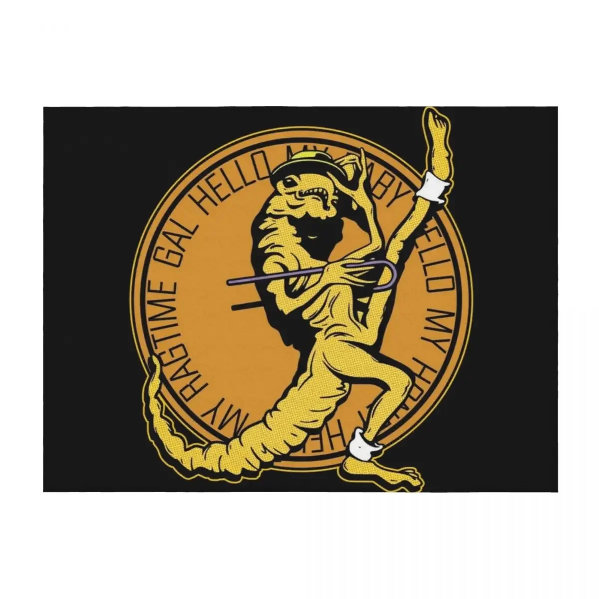 

Chestburster Cabaret Throw Blanket Nap Stuffeds Heavy Hairys Blankets