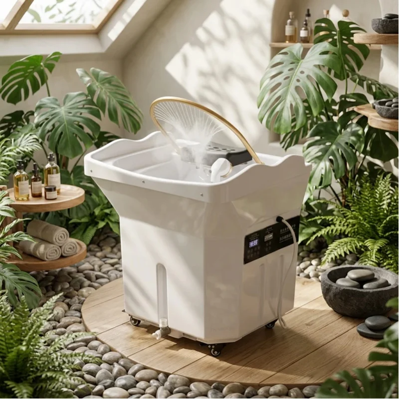 Kopfpflege-Spa-Ausrüstung Mobile Spa-Ausrüstung mit Wasserzirkulation und Dampfmaschine, geeignet für Schönheitssalons.