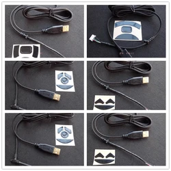 1 Piece Original Mouse Cable For Razer Deathadder 2013 Elite Essential 2000 Imperator 3.5G 4G Snake Skin Wire Free Mouse Skates