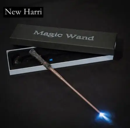 Harri Potter Led Light Magic Wand Sirius Hermione Ron Dumbledore Snape Voldemort Light Magic Wands Cosplay Gifts Action Toys