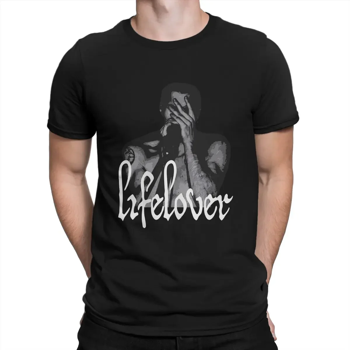 Men T-Shirt Lifelover Band Novelty 100% Cotton Tees Short Sleeve Wardruna T Shirts Crewneck Tops Gift Idea