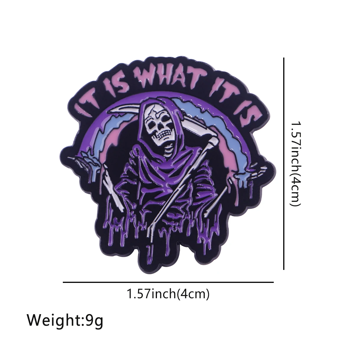 Skull Brooches for Women Enamel Pins Creative Badges Lapel Pins for Backpack Punk Jewelry Clothing Accessories Halloween Gift
