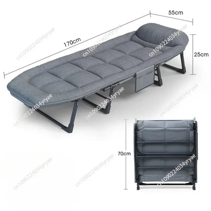 Lunch break folding bed, office single recliner, simple portable