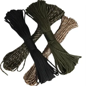 550 Military Paracord 7 Strand 4mm Tactical Parachute Cord Camping Accessories Outdoor Survival DIY Bracelet Rope