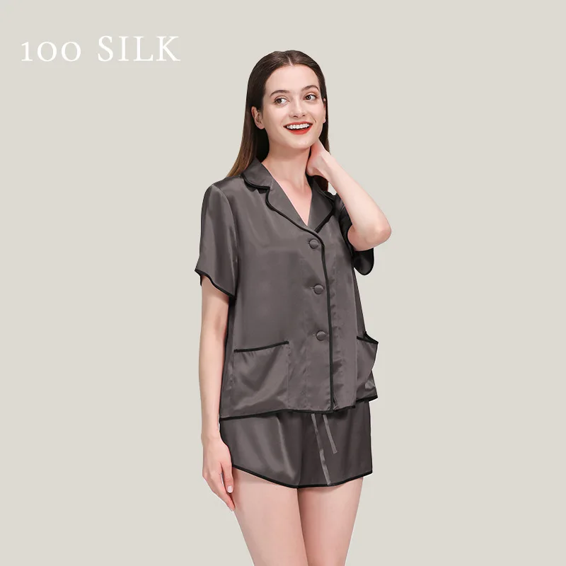 High Quality Natural Spring and Summer New Women's Short Pajamas Color Selection