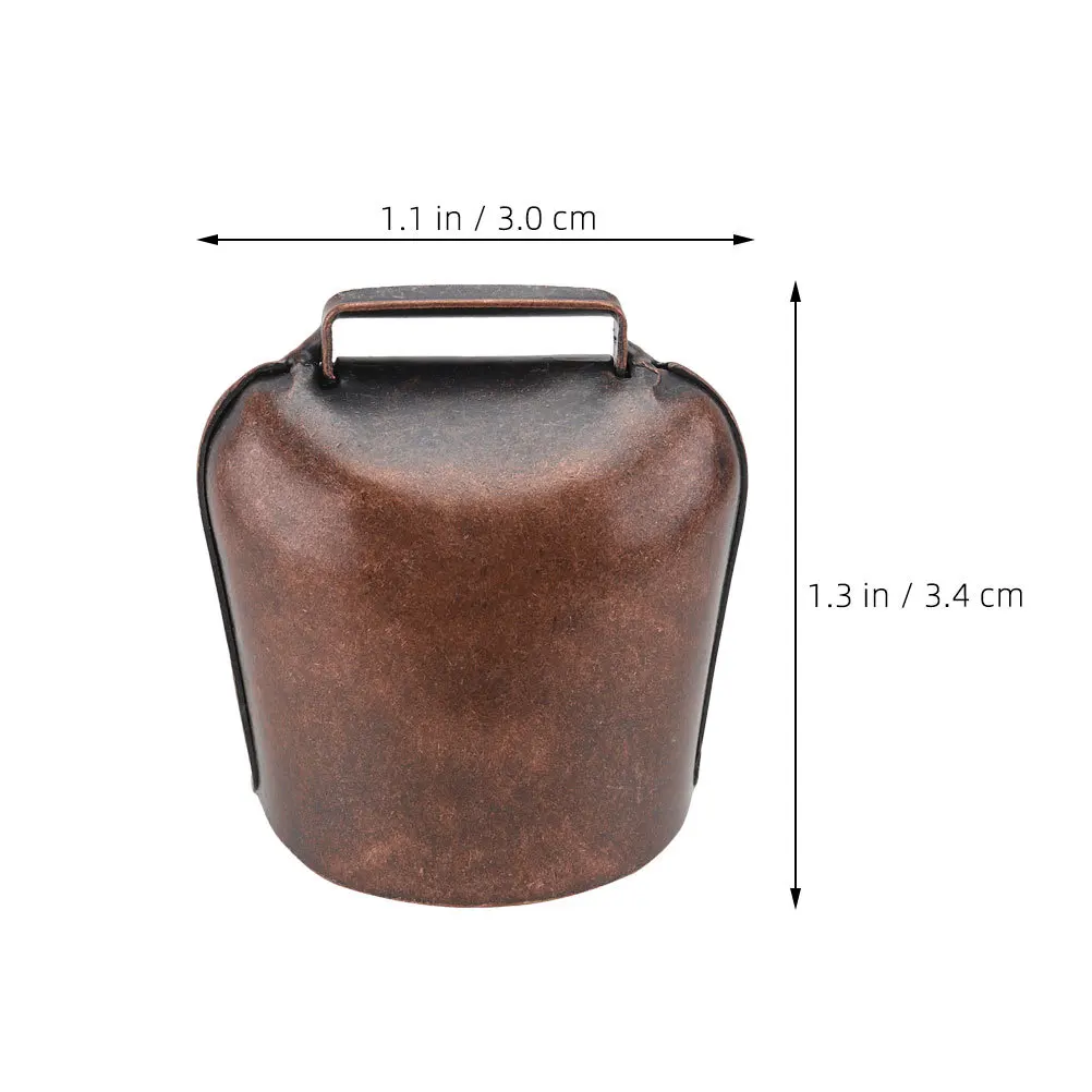 سميكة البقرة الأغنام المعادن الحيوان جرس للماشية في الهواء الطلق أجراس الحديد الحيوانات الكبيرة ريفي خمر جرس معلق المزرعة #5