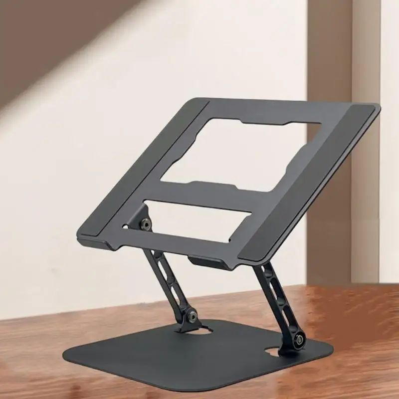 

652F Tablets Stand Bracket Desk Adjustable Tablets Bracket Foldable Aluminum Desktop Laptop Bracket for 10-17inch Laptop