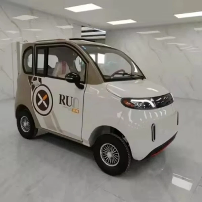 Mini electric vehicle household 4 seats 4 wheels, new energy vehicle, lithium battery vehicle