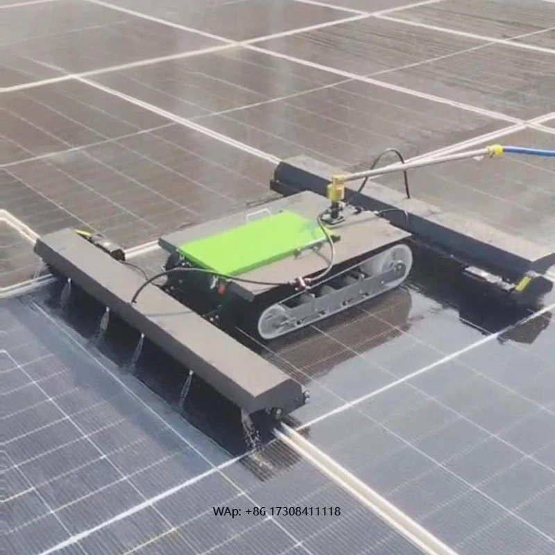 Water Washing Solar Panel Cleaning Robot,Brush,Solar Panels Cleaner Brushes,Equipment,Robots,Machine,PV Cleaning Kit Accessories