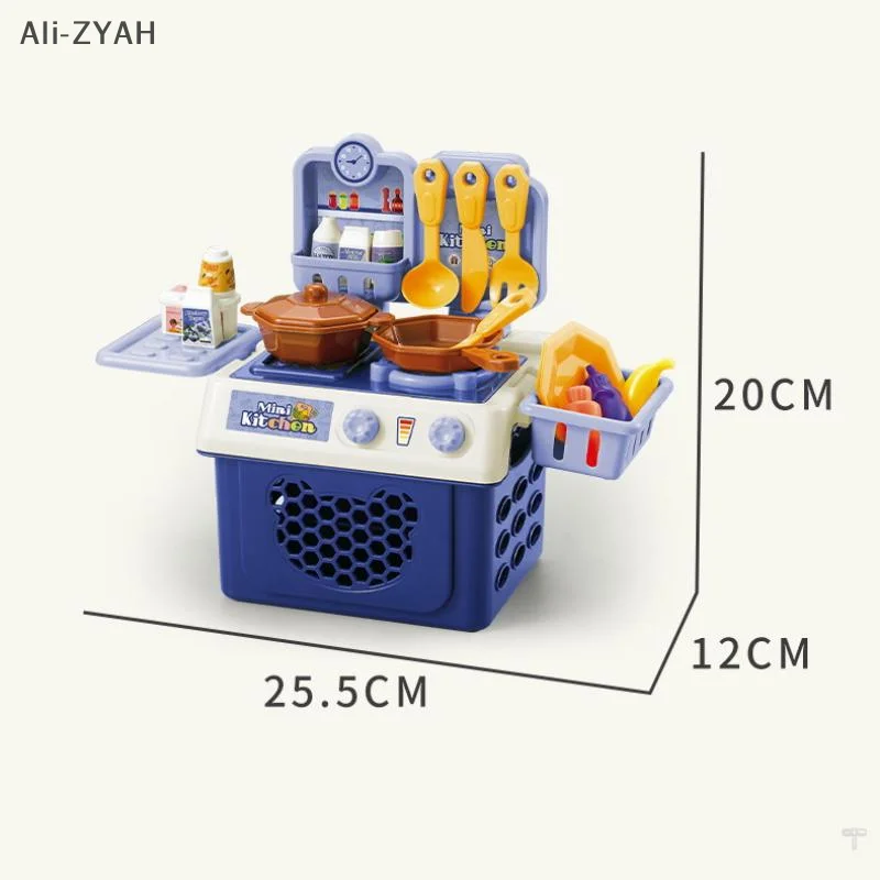 Herramienta de cocina de simulación para niños, juguetes de juego de rol, casa de juego de cocina simulada, juego divertido, juguete para regalo educativo temprano, 23/25/32 Uds.
