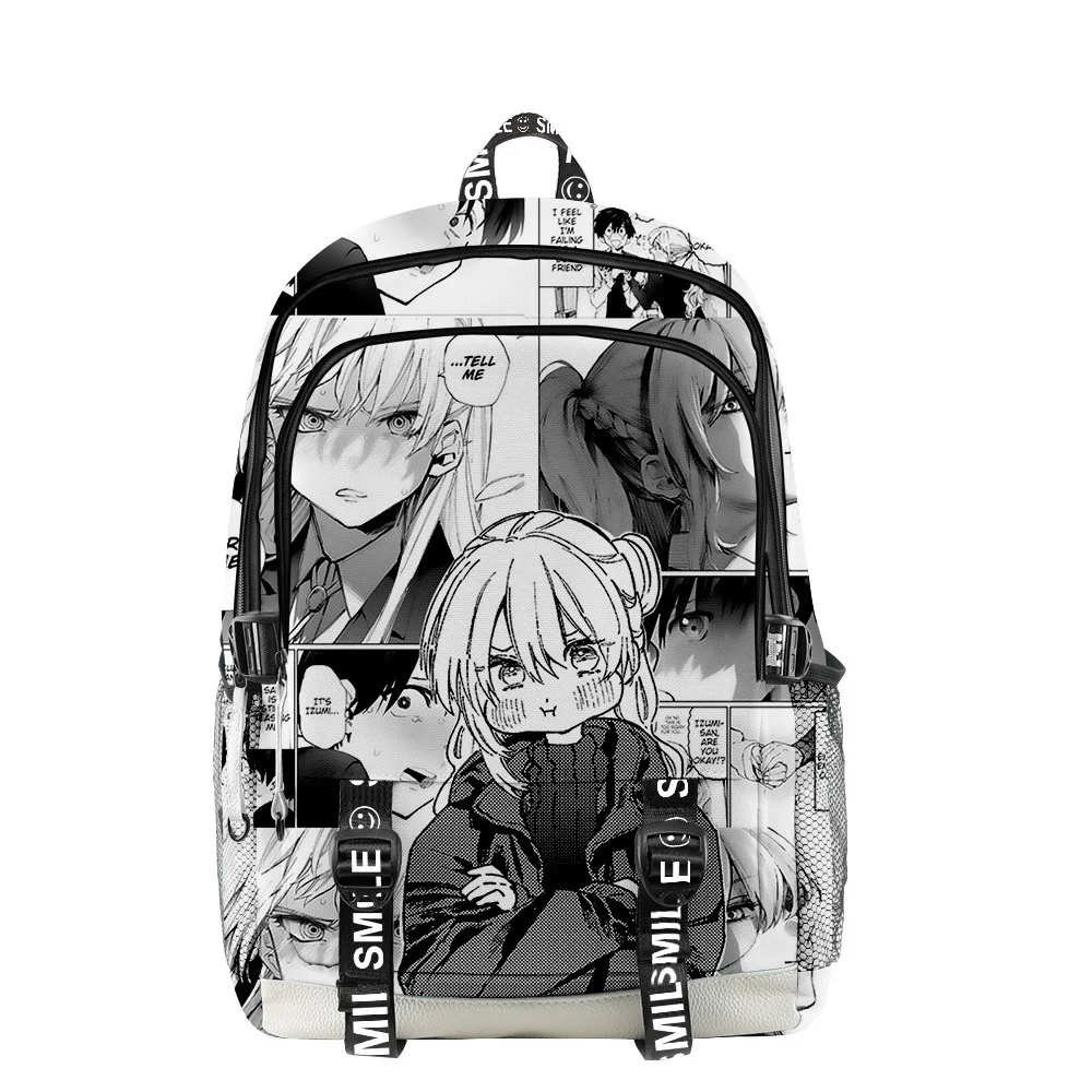 Hip Hop Youthful School Bags Unisex Shikimori's Not Just a Cutie Travel Bags 3D Print Oxford Notebook multifunction Backpacks