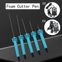 110V-240V Foam Cutter Pen Hot Wire Knife Temperature Adjustable Electric Styrofoam Cutting Tool 15W Foam Cutting Arts Crafts DIY