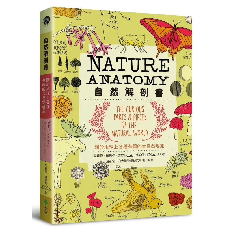 Natural Anatomy Book  About Various Interesting Natural Phenomena On Earth Julia Rothman Yuanliou Publishing 9789573287339 Book