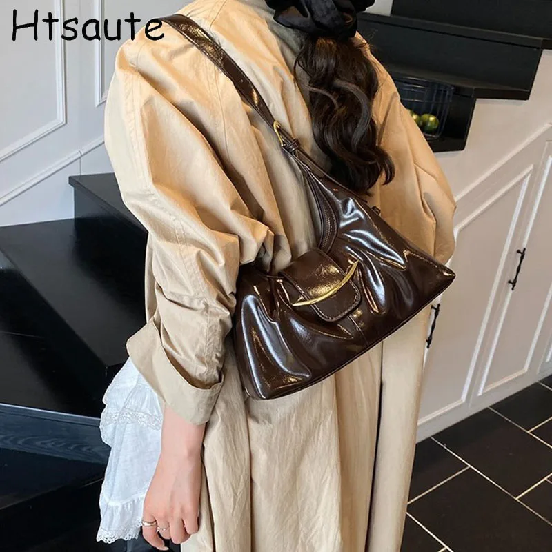 

Корейская модная женская сумка, Лидер продаж, новая сумка, винтажные сумки подмышки, элегантные простые сумки, универсальные сумки на плечо bolsos