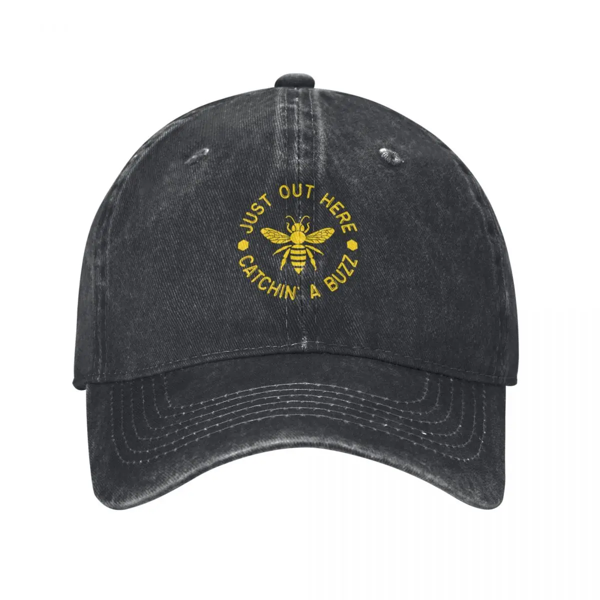 Just Out Here Catching A Buzz Beekeeper Baseball Cap New In Hat Golf Wear Military Cap Man For Men Women's