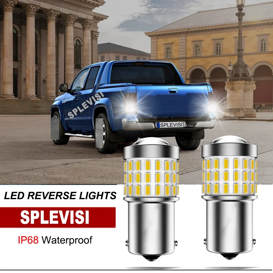 

2x 1156 BA15S LED Backup Reverse Light Aviation Aluminum Upgrade Set Fit For VW Transporter Beetle Amarok Bora Crafter Multivan