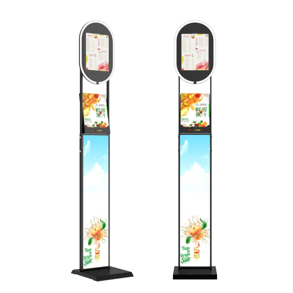 Customized LCD Screen Advertising Tablet Floor Stand Kiosk Photo Booth Stand