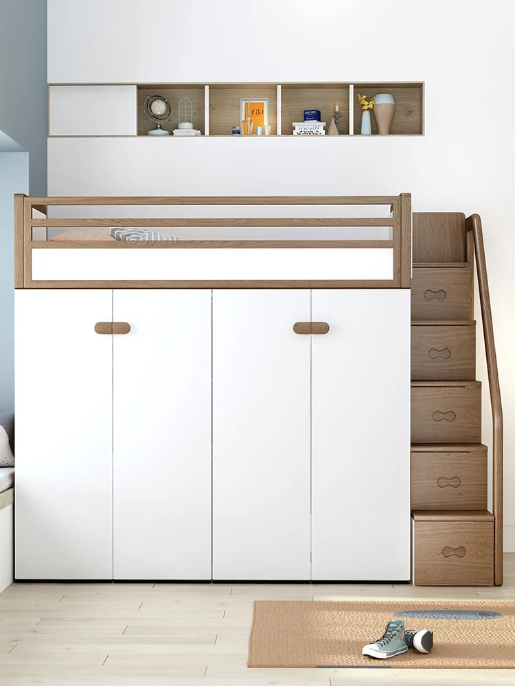 Combination bed, integrated wardrobe bed, under cabinet bed