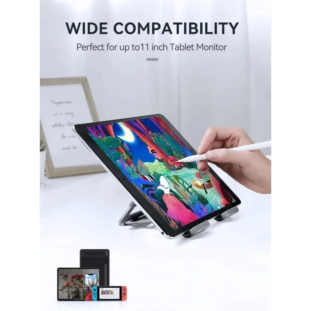 Parblo Tablet Ständer Halter Einstellbar PR114 Tragbare Monitor Desktop Ständer Winkel für iPad Mini Air Pro Serie iPhones Kindles