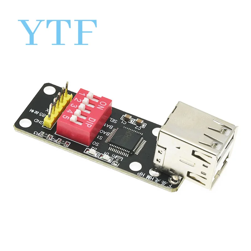 Ch9350 Módulo Escondia Teclado Mouse Para Porta Serial Teclado Virtual Scanning Gun Para Porta Serial KVM