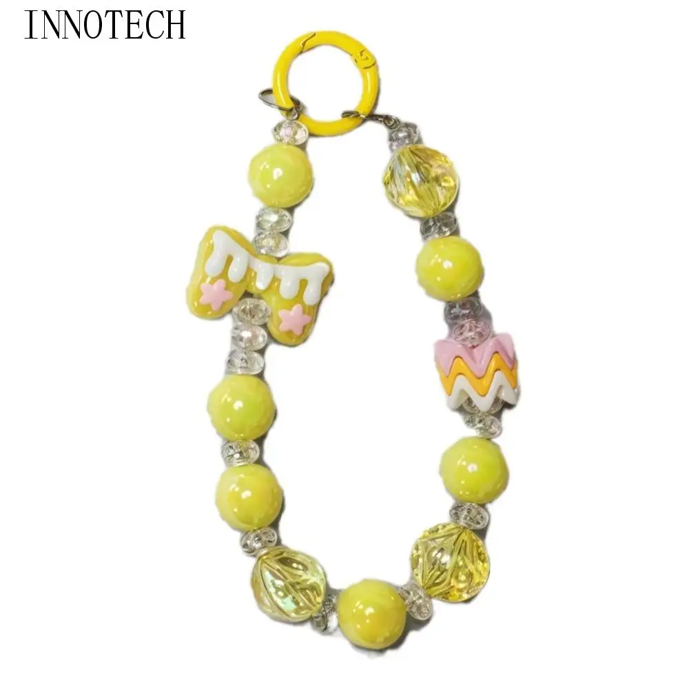 

Ins Capyabra Beaded Phone Chain Cute Sweet Bead Phone Pendant Cartoon Short Phone Wrist Strap Keychain