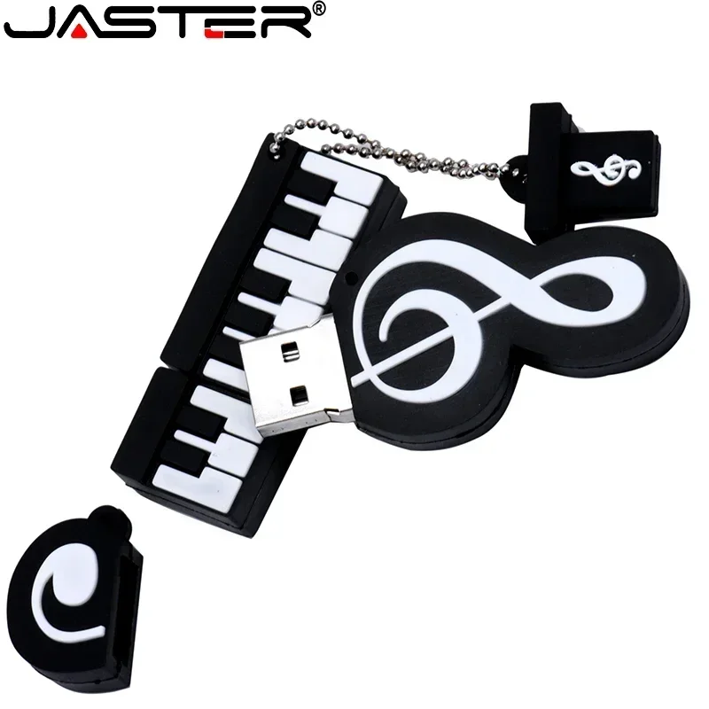 JASTER 5 PCS LOT Music Model USB flash drive 128GB Guitar Pen drive Violin Pen drive Cello Memory stick Beth Free key chain 64GB