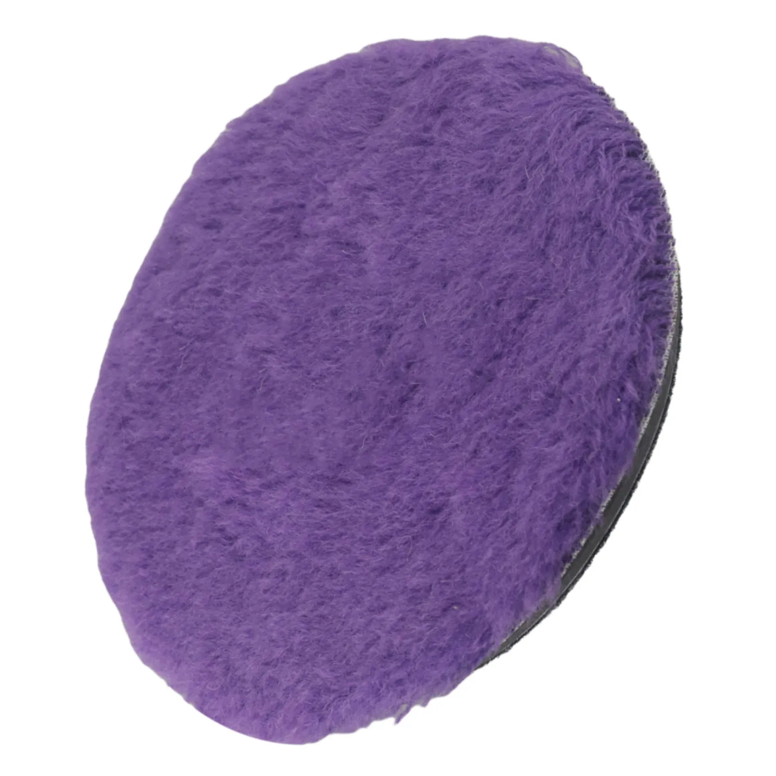 

Purple Polishing Pad Wool Polishing Pad For Glass Polishing Not Damage The Paint High Cutting Force Hooks Loops Long Wool Pad