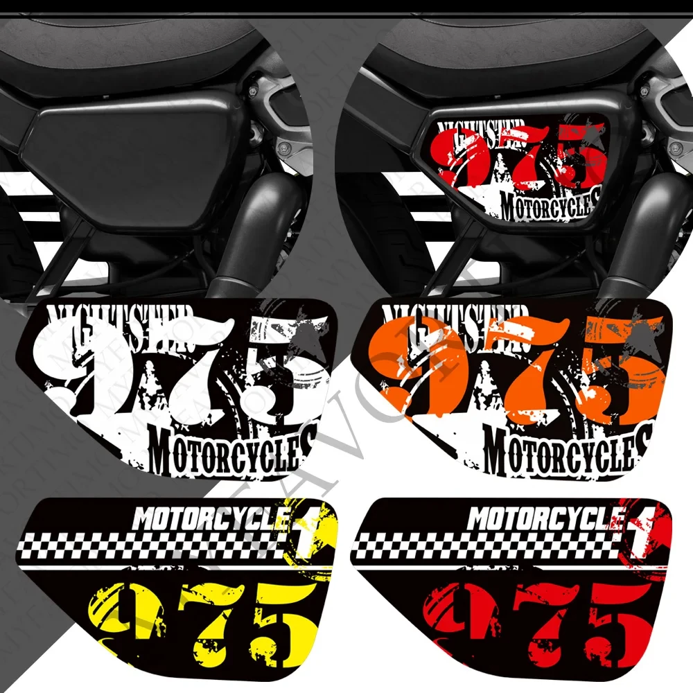 For Harley Davidson Nightster 975 RH975 Stickers Decals Protector Tank Pad Kit Knee Body Fender Shell Exhaust 2022 2023