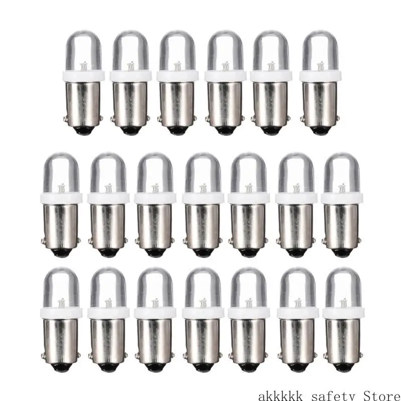 

XXFF 20Pcs Vehicle Light Bulb Replacement White LED Bulb T10 T11 BA9S T4W