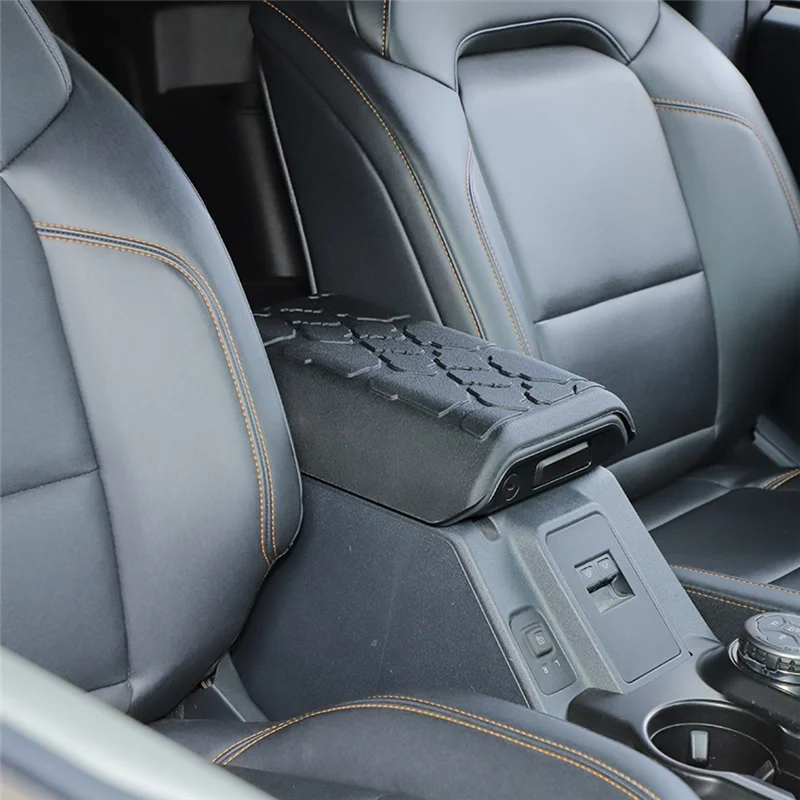 

Center Console Armrest Cover For Ford Bronco 2021 2022 2023 2024 Armrest Box Cover Car Armrest Pad Cover Accessories