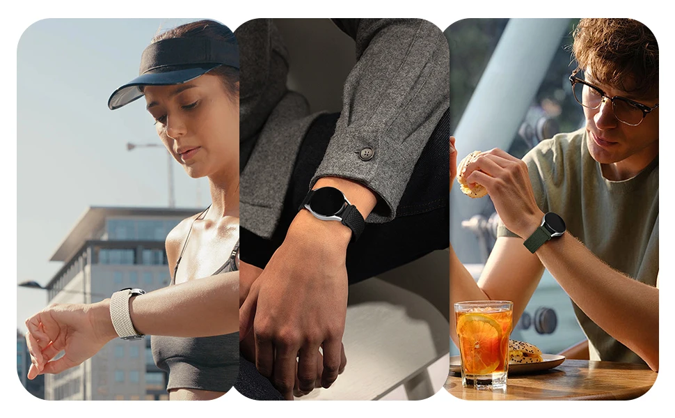 Geflochtenes Armband für Amazfit Bip, Bip Max/6/5/Balance 3/Active 2/GTS 4 Mini, Armband der Correa-Serie, Fallschirmmuster, 20 mm, 22 mm, Uhrenarmband. – Detail 7