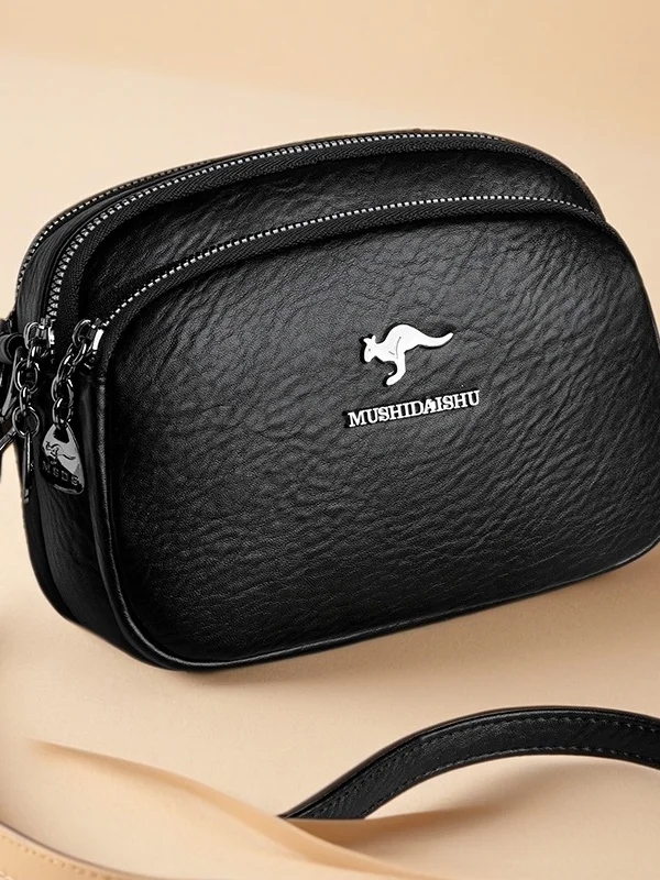 

Модная круглая сумка из мягкой кожи, женская сумка через плечо, сумка на одно плечо, универсальная маленькая сумка, модная сумка в стиле Hong Kong Sle